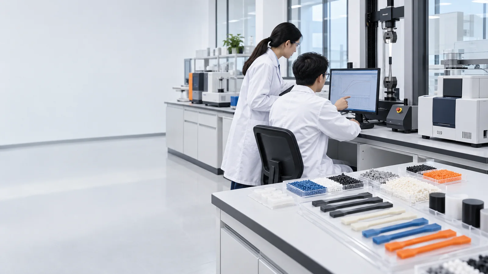NICEPA material laboratory and testing team